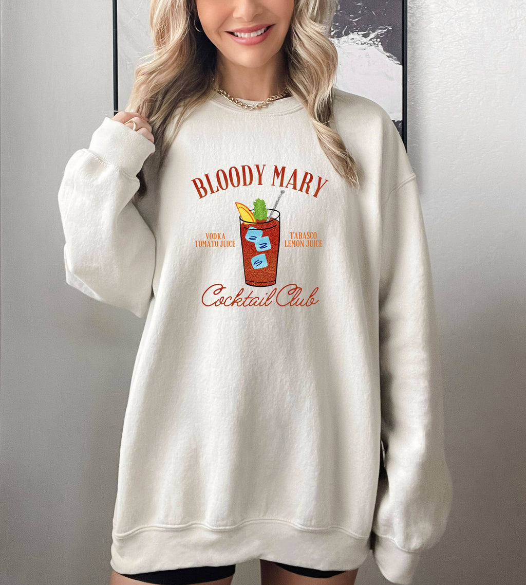 Transfer Only, Trendy Screen Print Bloody Mary - Adult & Kids T-Shirts, Sweatshirts & Hoodies apparel design preview 1