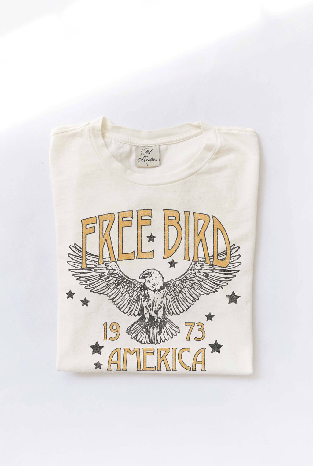 Free Bird America Mineral Washed Graphic Top - Adult & Kids T-Shirts, Sweatshirts & Hoodies apparel design preview 1