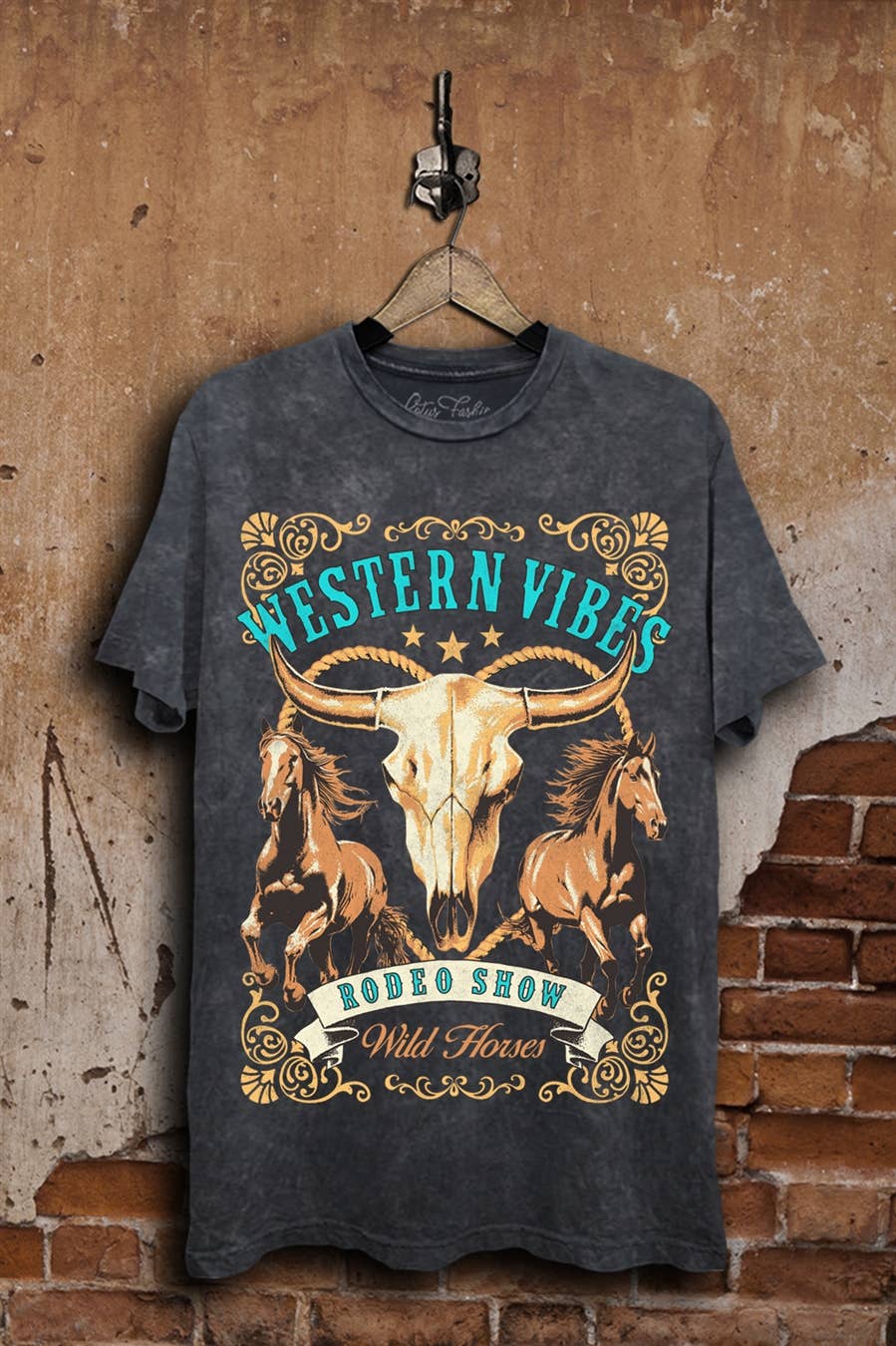 Western Vibes Rodeo Show Graphic Top - Adult & Kids T-Shirts, Sweatshirts & Hoodies apparel design preview 1
