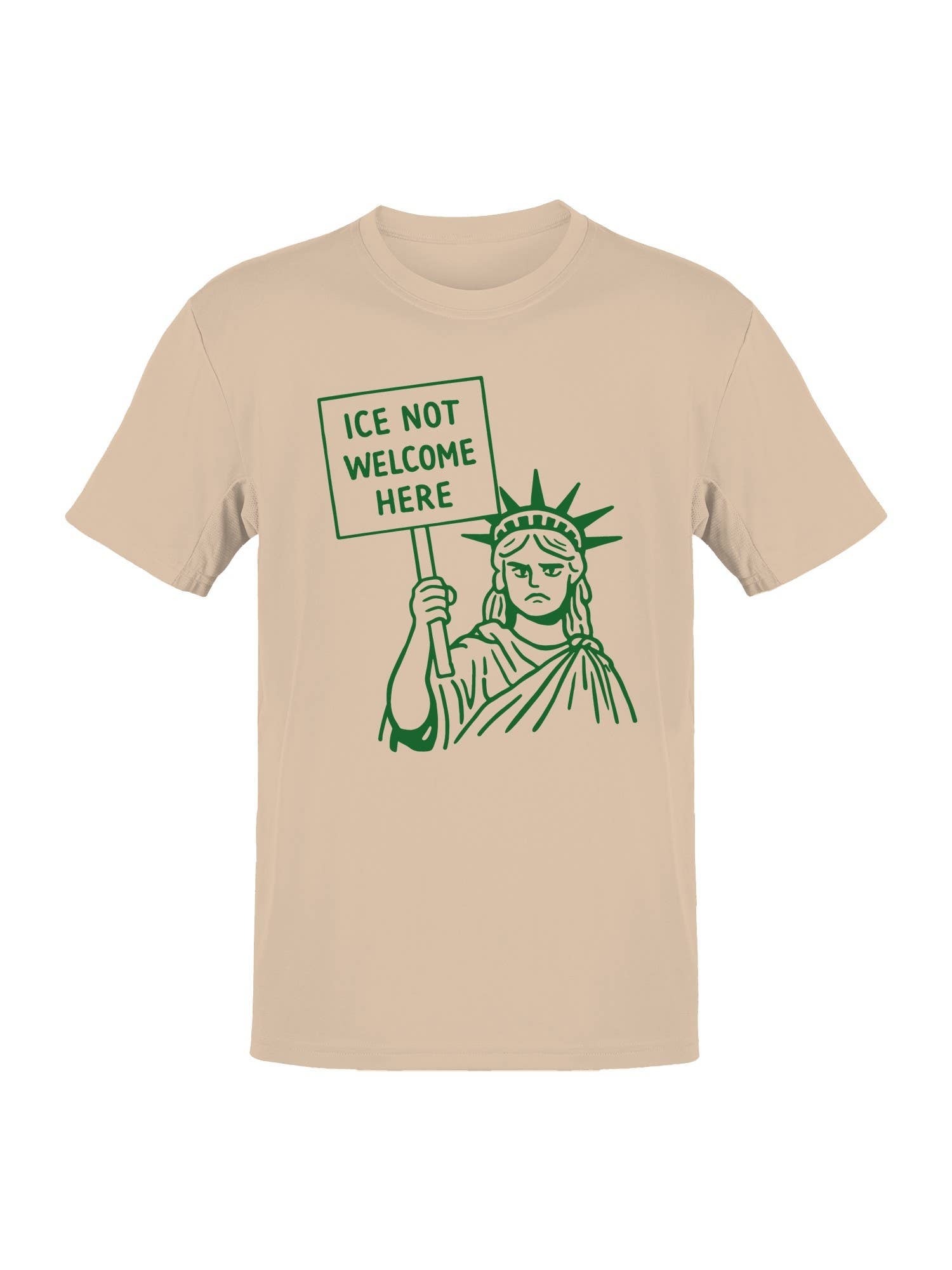 Ice Not Welcome Here Men's Natural - Adult & Kids T-Shirts, Sweatshirts & Hoodies apparel design preview 1