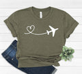 Airplane Heart - Adult & Kids T-Shirts, Sweatshirts & Hoodies apparel design preview 1