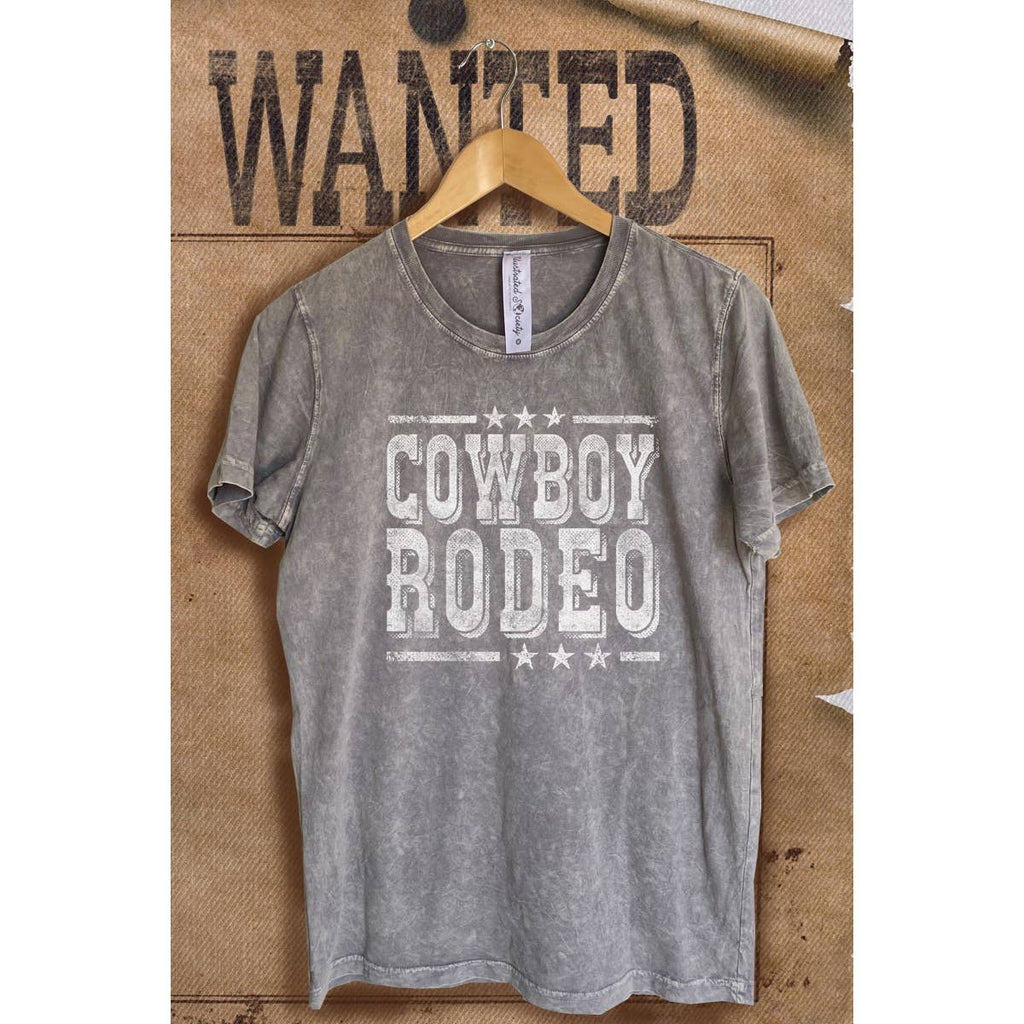Cowboy Rodeo Vintage Mineral Wash Graphic - Adult & Kids T-Shirts, Sweatshirts & Hoodies apparel design preview 1