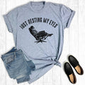 Funny Dead Just Resting My Eyes Graphic - Adult & Kids T-Shirts, Sweatshirts & Hoodies apparel design preview 1