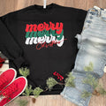 Merry Christmas Crewneck - Adult & Kids T-Shirts, Sweatshirts & Hoodies apparel design preview 1