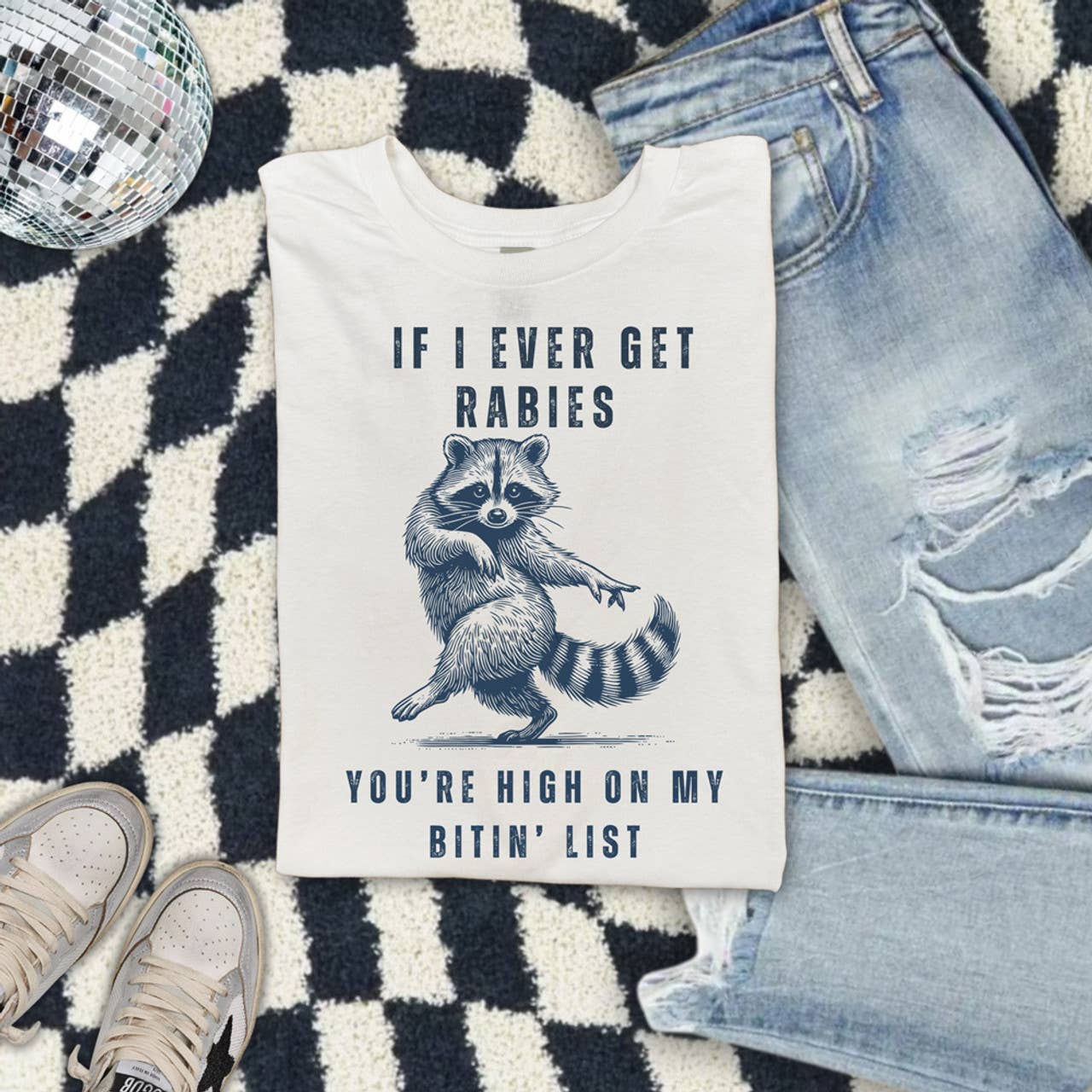 If I Ever Get Rabies - Adult & Kids T-Shirts, Sweatshirts & Hoodies apparel design preview 1