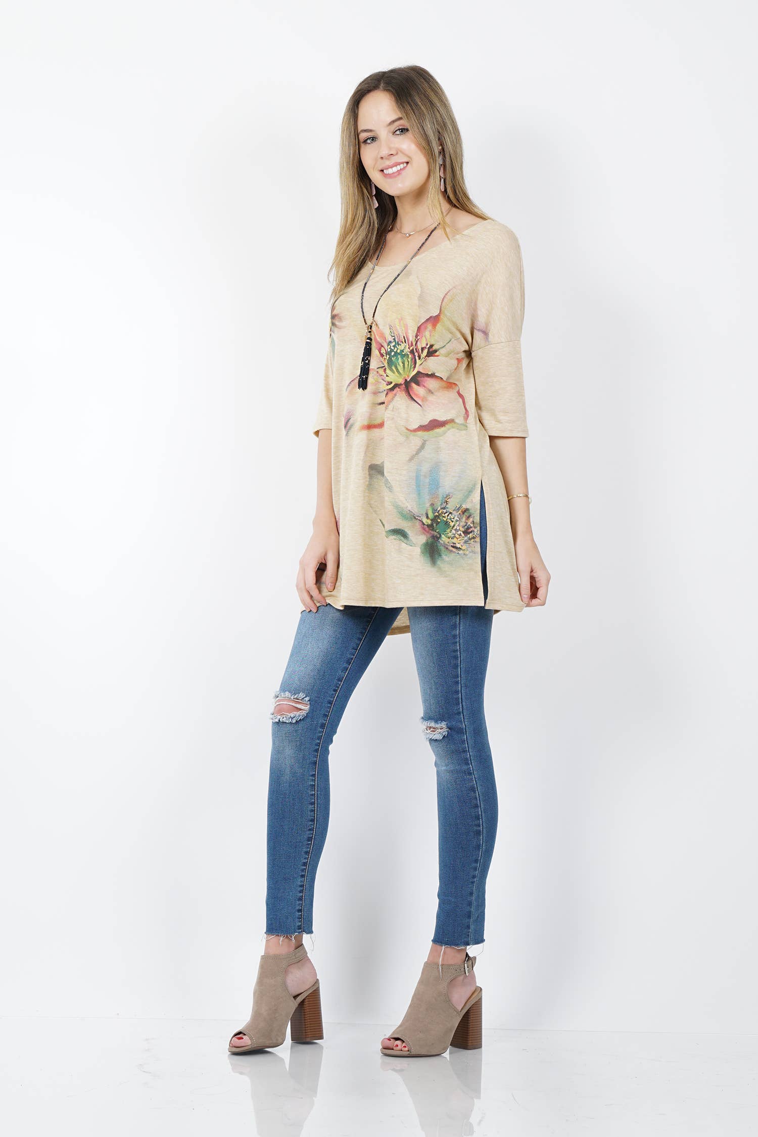 .....SC56489 D.Natural Sublimation Side-Slit Tunic - Adult & Kids T-Shirts, Sweatshirts & Hoodies apparel design preview 1