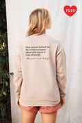 Dear Person Behind Me Plus Graphic - Adult & Kids T-Shirts, Sweatshirts & Hoodies apparel design preview 1