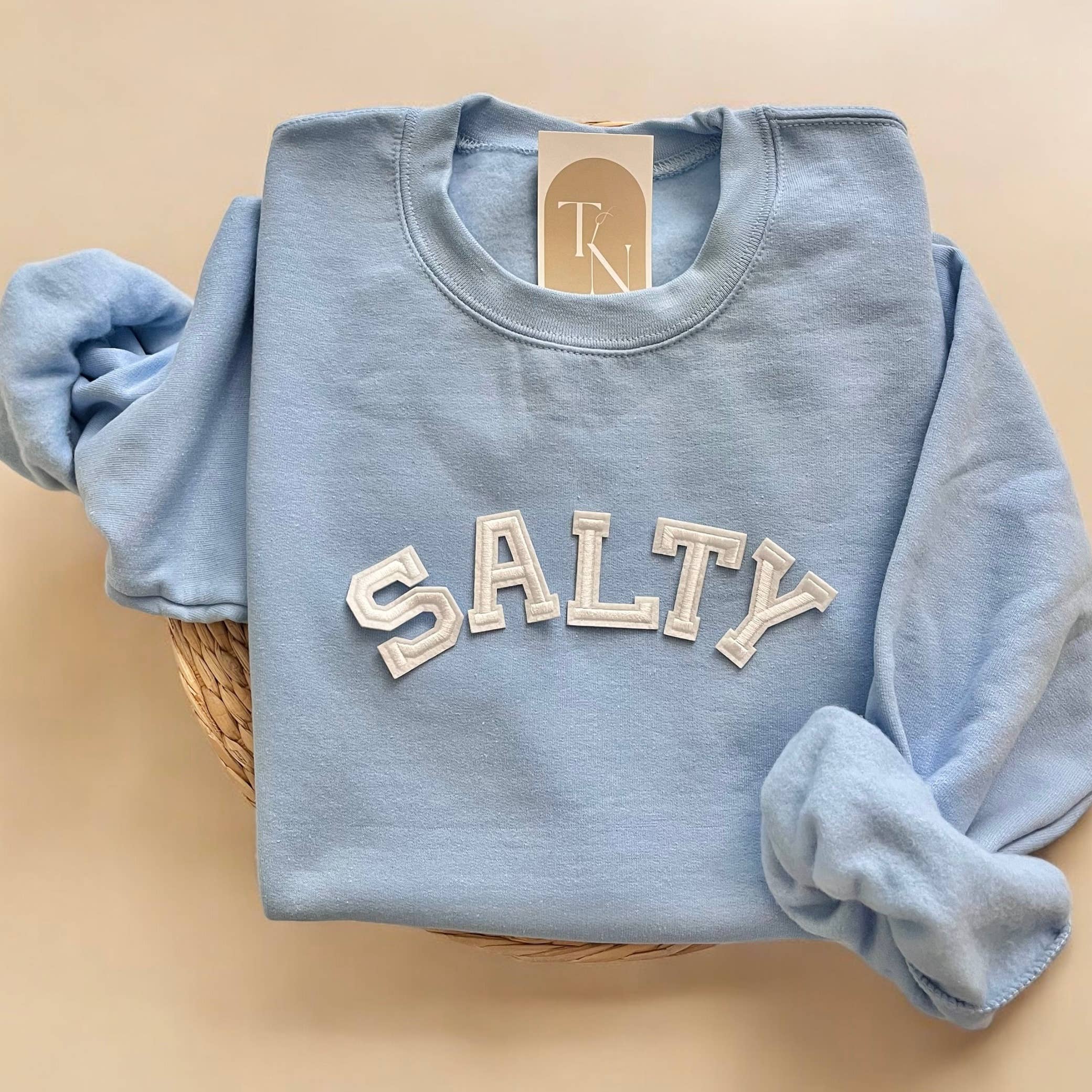 Salty Crewneck Beach - Adult & Kids T-Shirts, Sweatshirts & Hoodies apparel design preview 1
