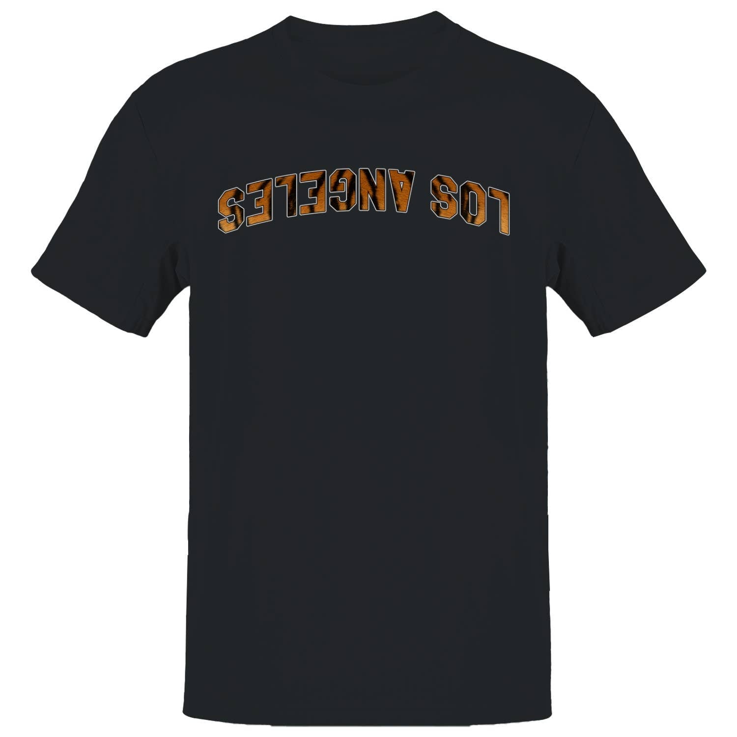 Los Angeles Tiger Print Arch Text Men's - Adult & Kids T-Shirts, Sweatshirts & Hoodies apparel design preview 1