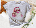Santa Clause Peace Bubble Gum Retro Christmas - Adult & Kids T-Shirts, Sweatshirts & Hoodies apparel design preview 1