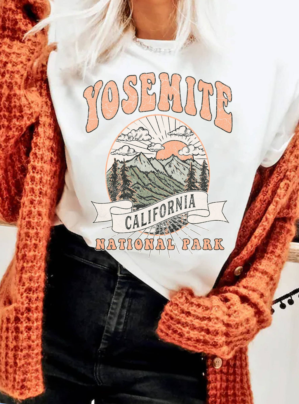 Yosemite National Park Graphic - Adult & Kids T-Shirts, Sweatshirts & Hoodies apparel design preview 1