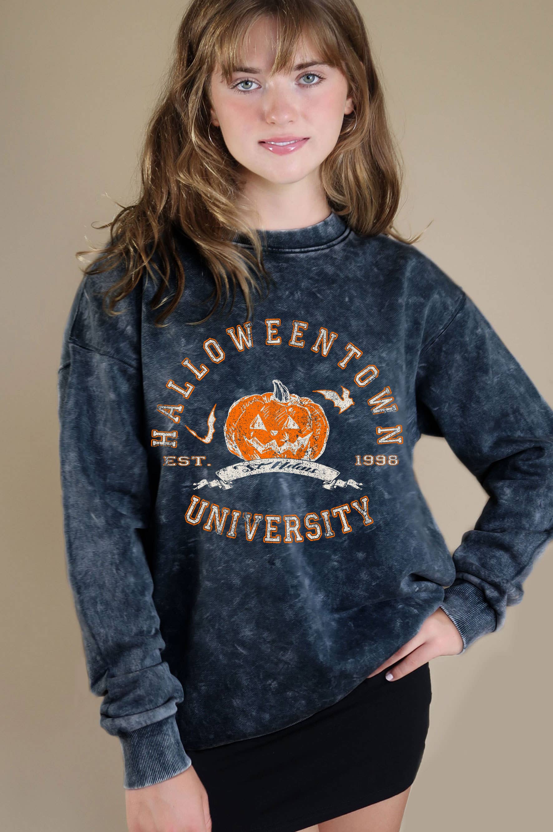Halloween Town University Mineral Graphic Brushed - Adult & Kids T-Shirts, Sweatshirts & Hoodies apparel design preview 1