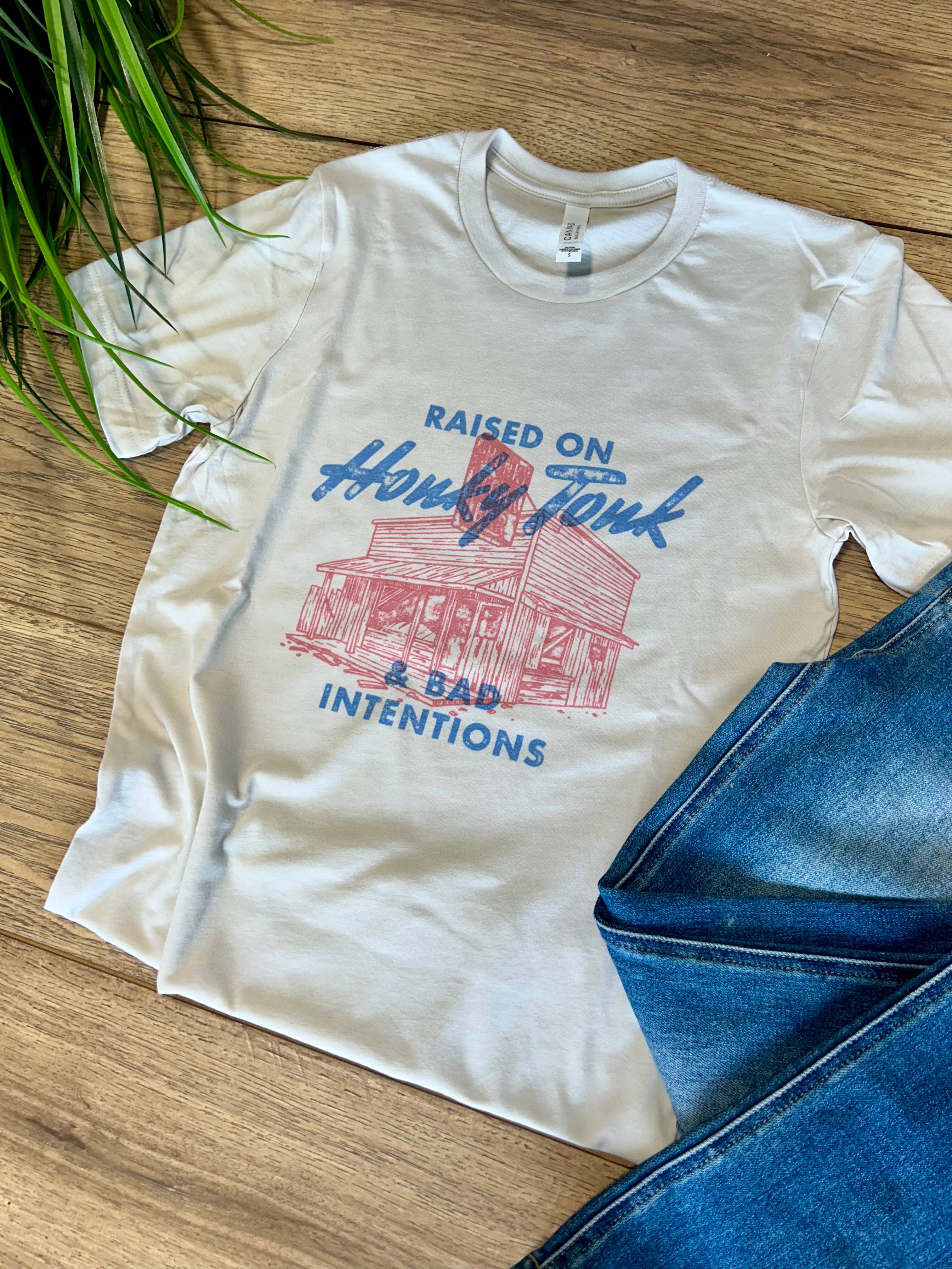 Western Honky Tonk Graphic /Crewneck - Adult & Kids T-Shirts, Sweatshirts & Hoodies apparel design preview 1