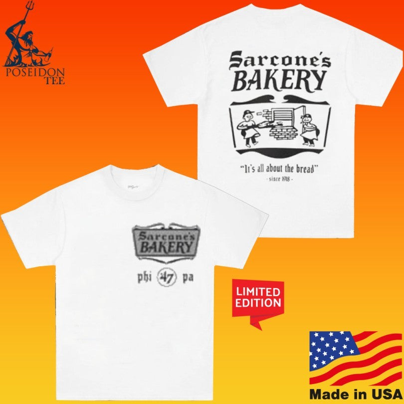 47 Brand Sarcone's Bakery It's All About The Bread - Adult & Kids T-Shirts, Sweatshirts & Hoodies apparel design preview 1