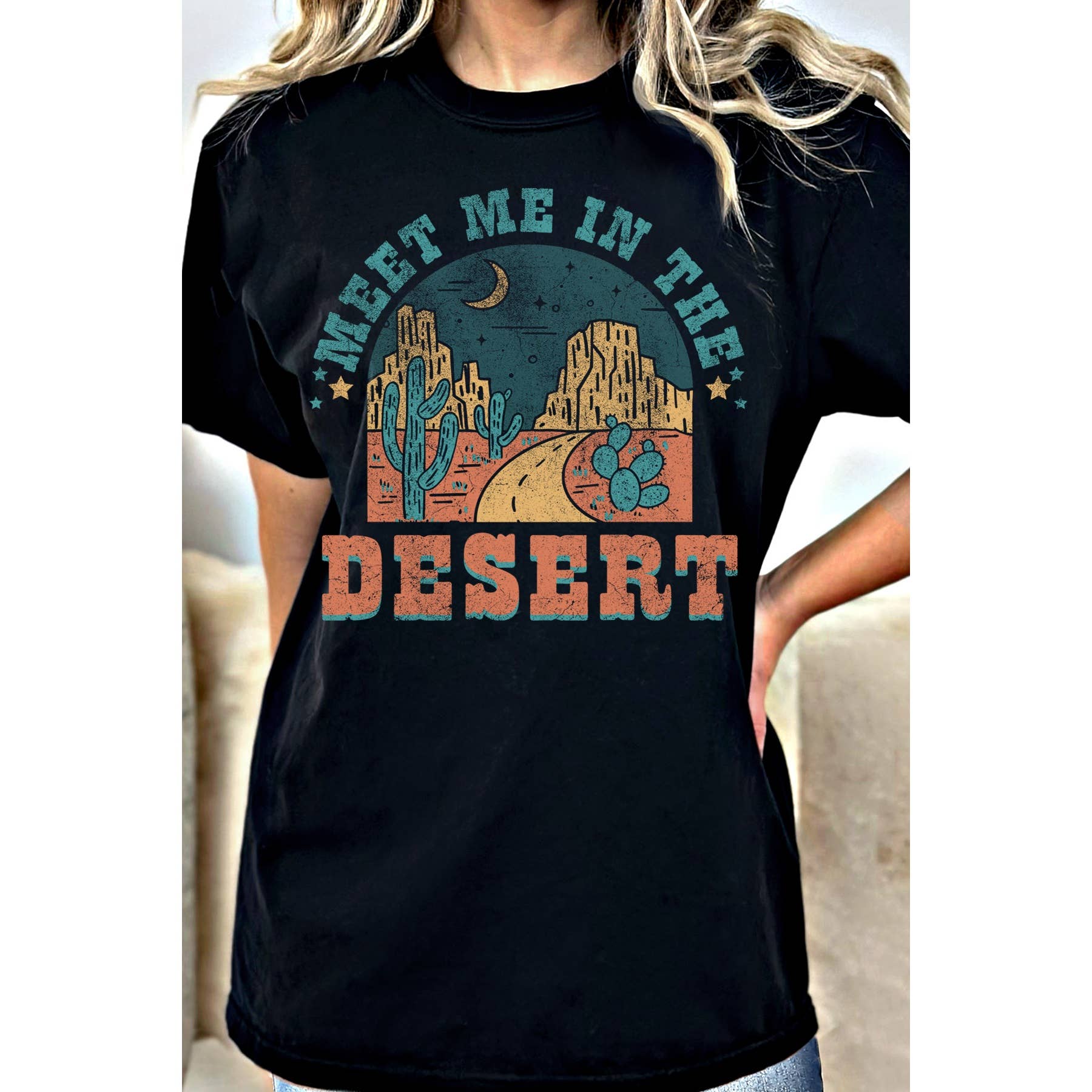 Meet Me in the Desert - Adult & Kids T-Shirts, Sweatshirts & Hoodies apparel design preview 1