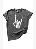 Skelly Hand Rock - Adult & Kids T-Shirts, Sweatshirts & Hoodies apparel design preview 1