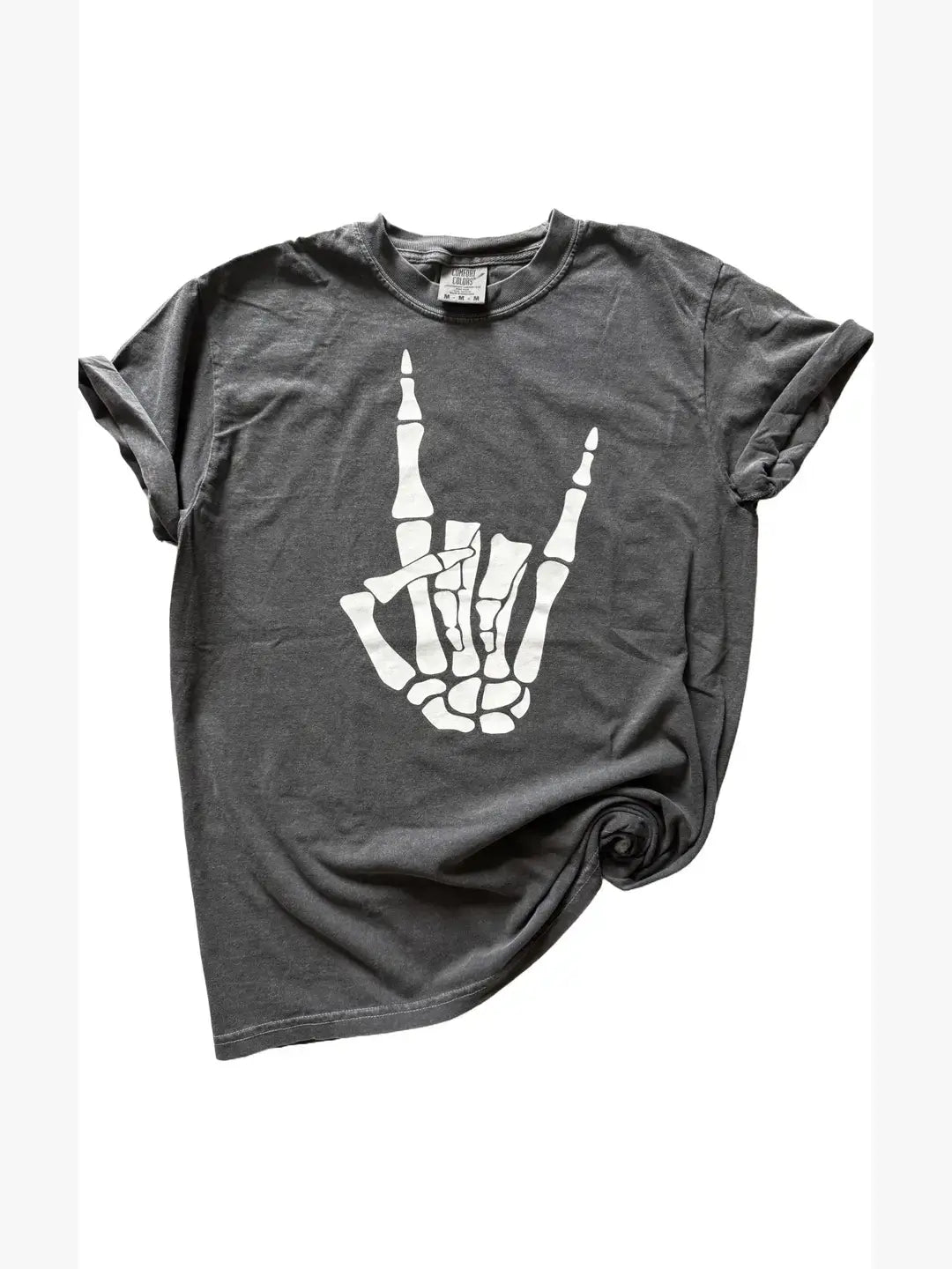 Skelly Hand Rock - Adult & Kids T-Shirts, Sweatshirts & Hoodies apparel design preview 1