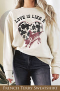 Love Is Like Rodeo Graphix Terry - Adult & Kids T-Shirts, Sweatshirts & Hoodies apparel design preview 1