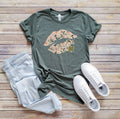 Floral Lips Clover St. Patrick's Day Sizes XS-2XL - Adult & Kids T-Shirts, Sweatshirts & Hoodies apparel design preview 1