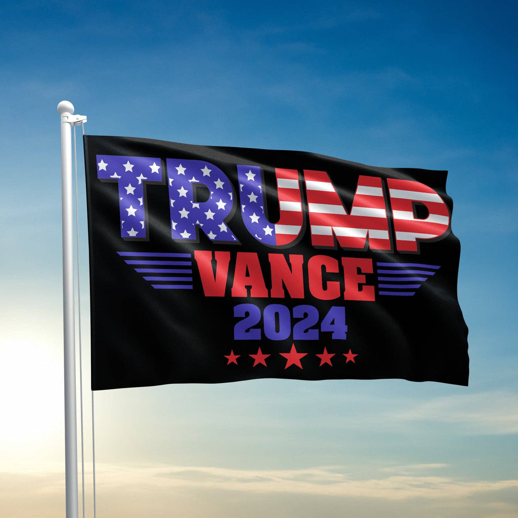 Trump Vance Flag 2767 - Adult & Kids T-Shirts, Sweatshirts & Hoodies apparel design preview 1