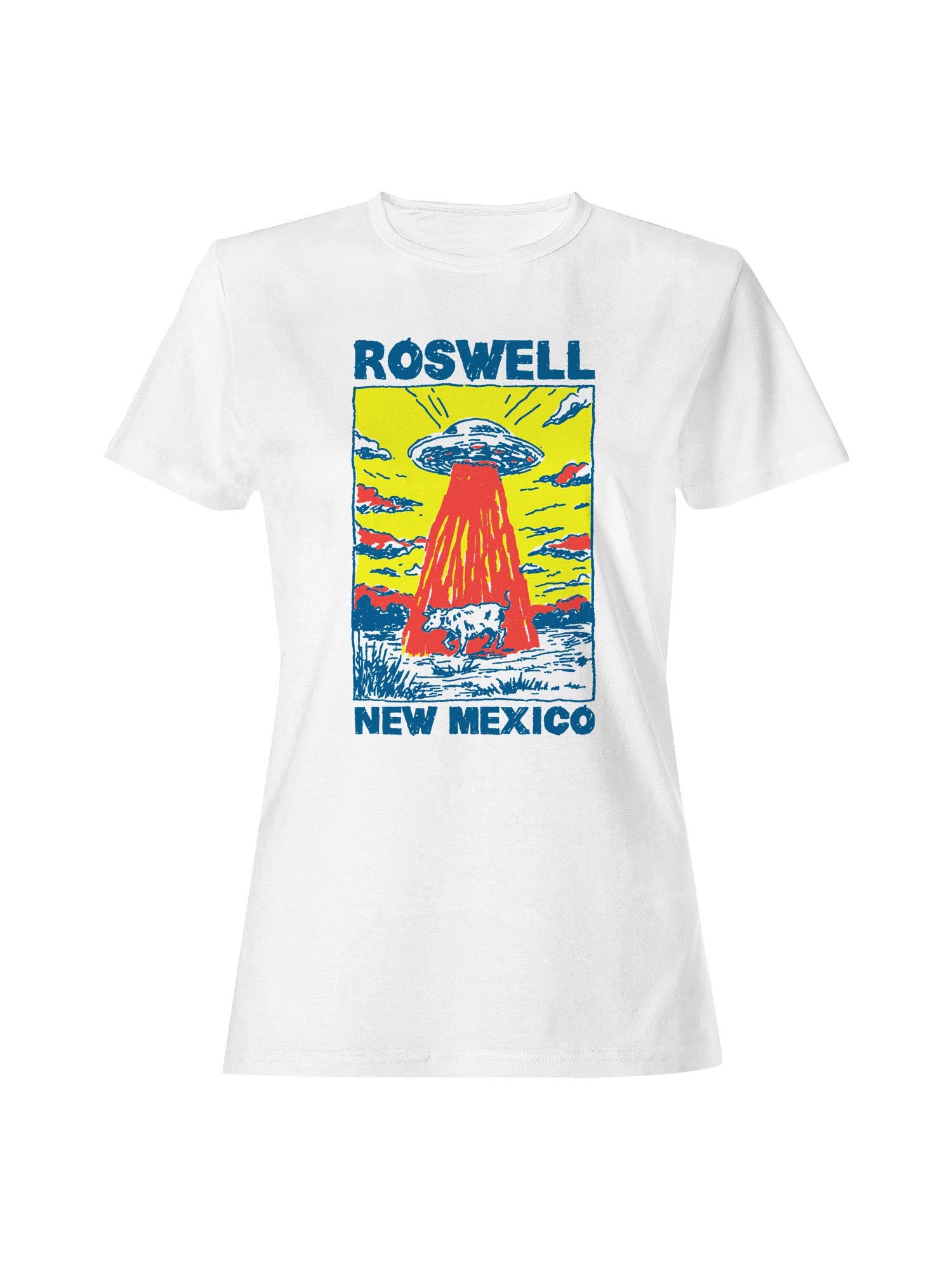 Roswell Ufo Encounter Design Women's - Adult & Kids T-Shirts, Sweatshirts & Hoodies apparel design preview 1