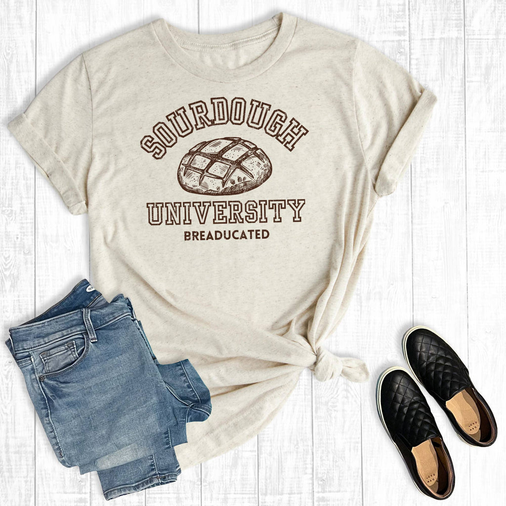 Sourdough University Breaducated Graphic - Adult & Kids T-Shirts, Sweatshirts & Hoodies apparel design preview 1
