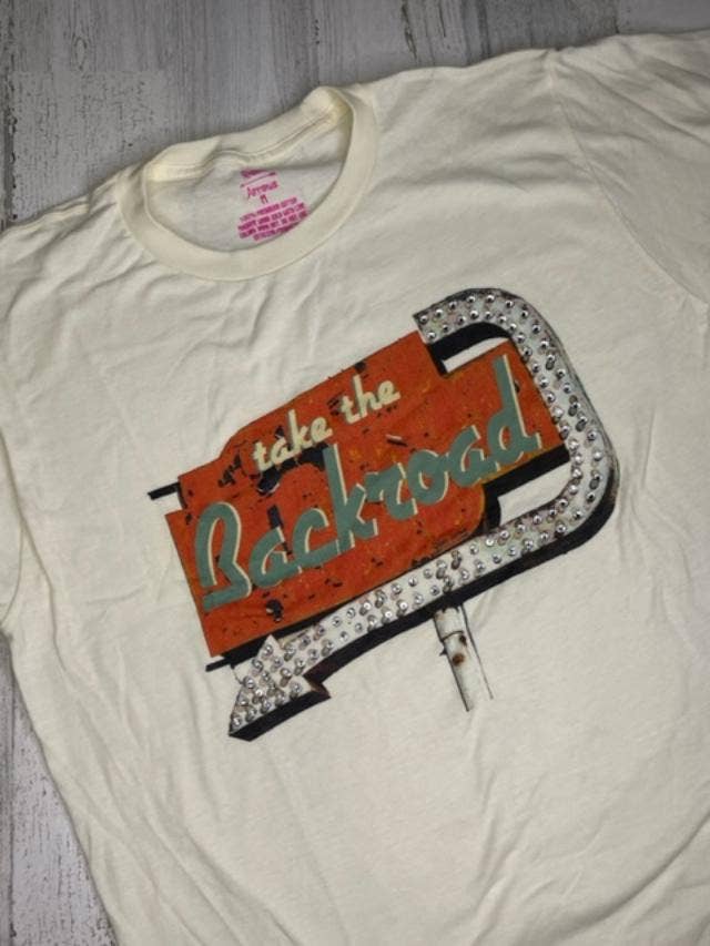 Take the Backroad - Adult & Kids T-Shirts, Sweatshirts & Hoodies apparel design preview 1