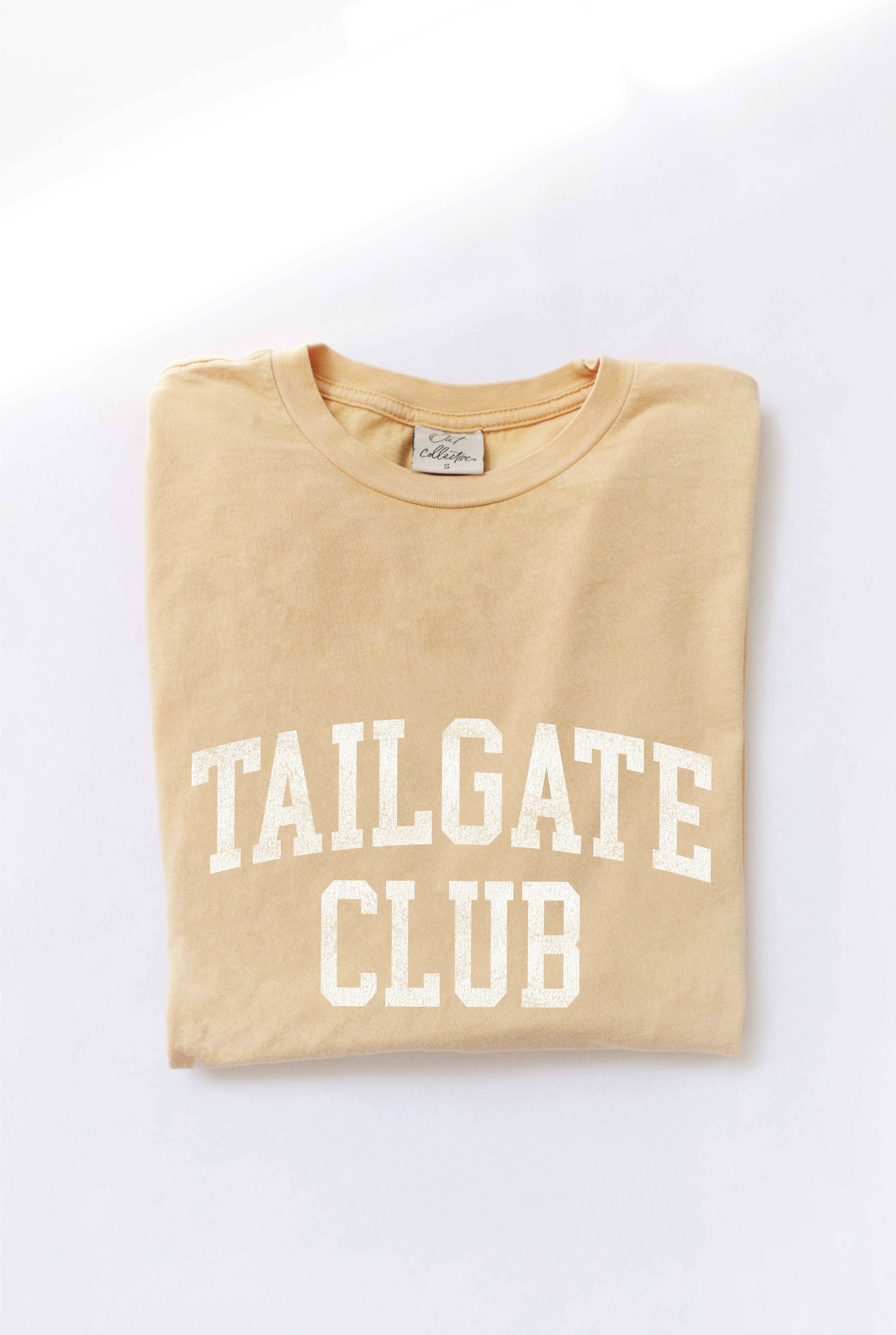 Tailgate Club Mineral Washed Graphic Top - Adult & Kids T-Shirts, Sweatshirts & Hoodies apparel design preview 1