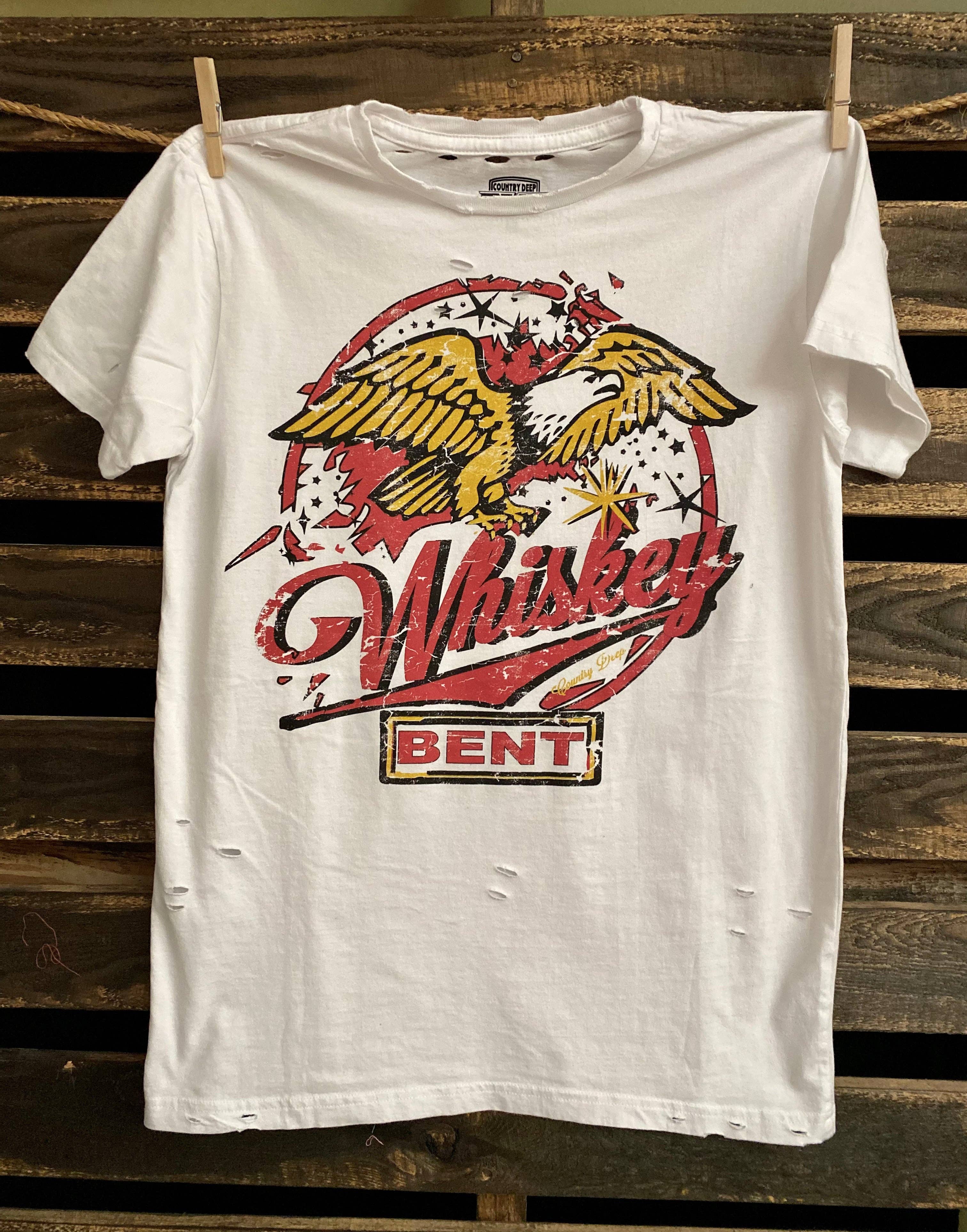 Whiskey Bent 22 Distressed - Adult & Kids T-Shirts, Sweatshirts & Hoodies apparel design preview 1