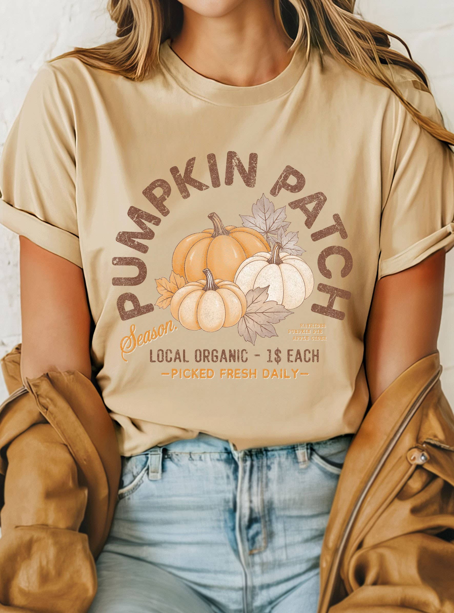 Pumpkin Patch Graphic - Adult & Kids T-Shirts, Sweatshirts & Hoodies apparel design preview 1