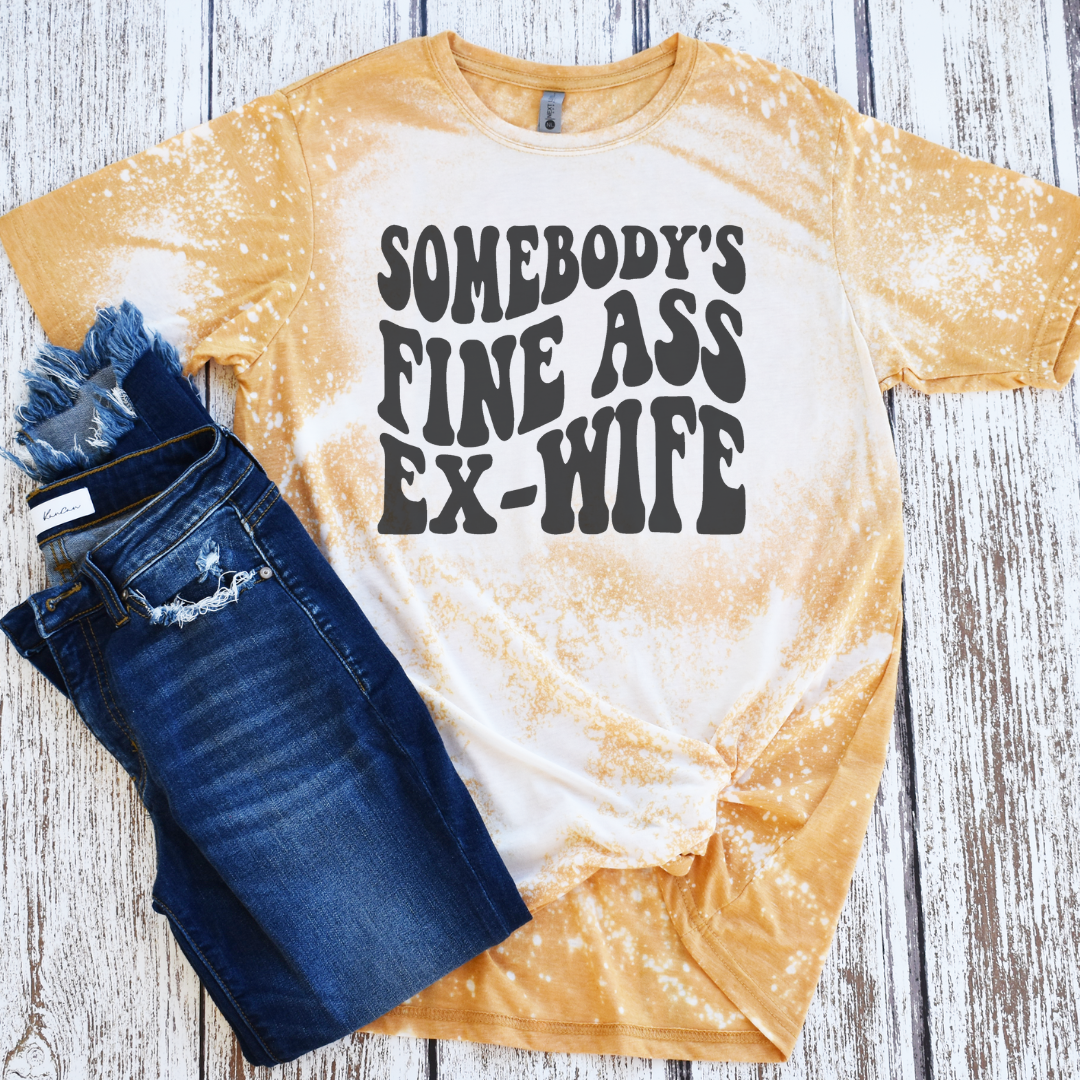 Somebody's Fine Ass Ex Wife Graphic - Adult & Kids T-Shirts, Sweatshirts & Hoodies apparel design preview 1