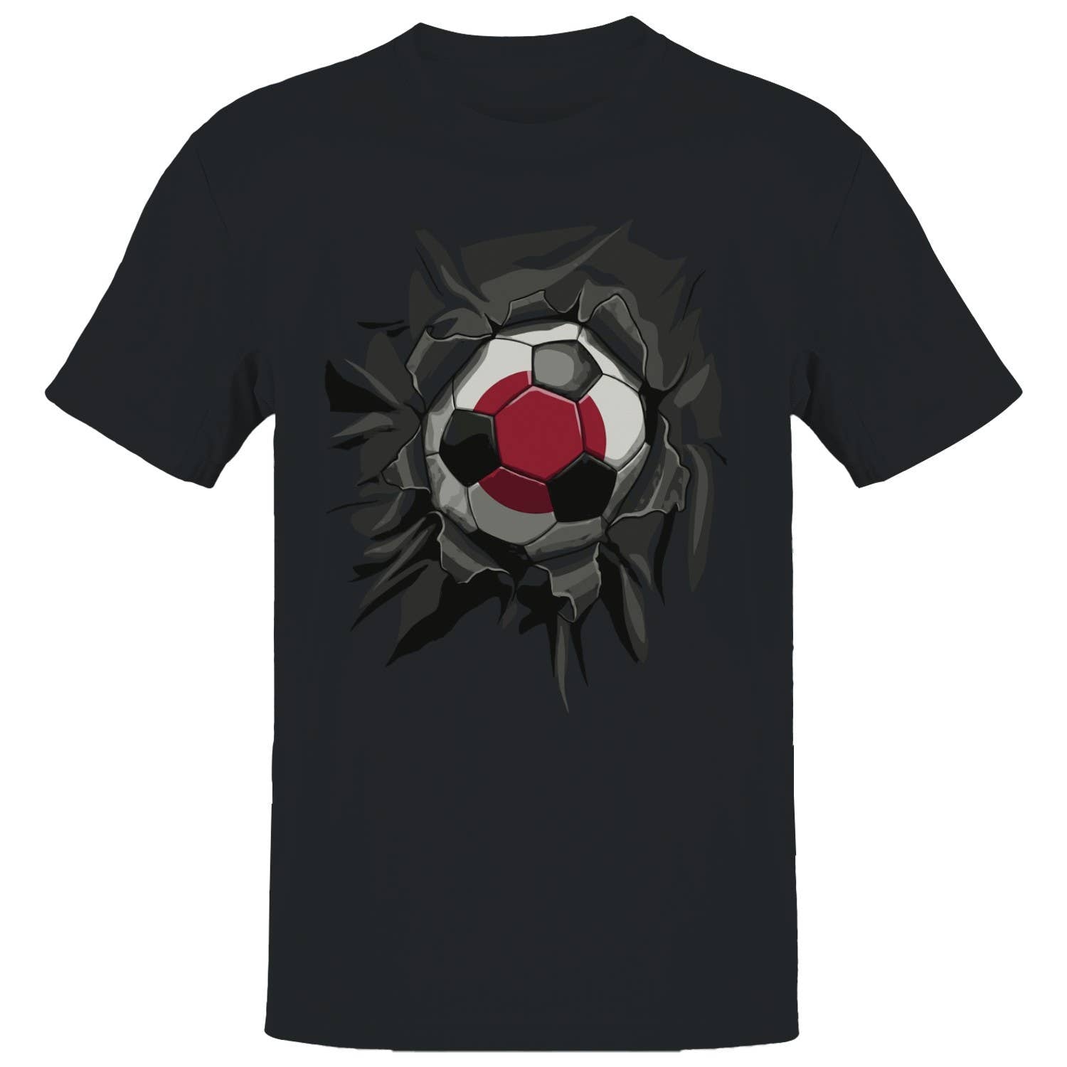 Soccer Breaking Through Men's - Adult & Kids T-Shirts, Sweatshirts & Hoodies apparel design preview 1