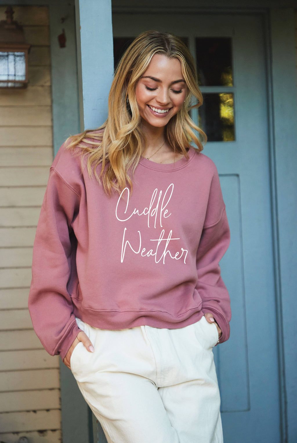 Cuddle Weather Mid Graphic - Adult & Kids T-Shirts, Sweatshirts & Hoodies apparel design preview 1