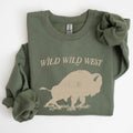 Wild West, Buffalo, Country, Cowboy, Cowgirl - Adult & Kids T-Shirts, Sweatshirts & Hoodies apparel design preview 1