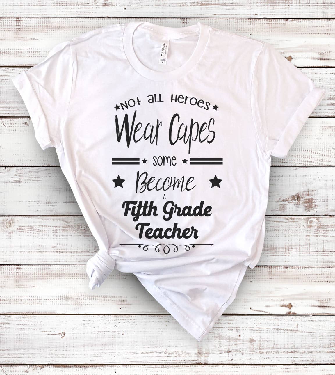Hero Fifth Grade Teacher Education Gift - Adult & Kids T-Shirts, Sweatshirts & Hoodies apparel design preview 1