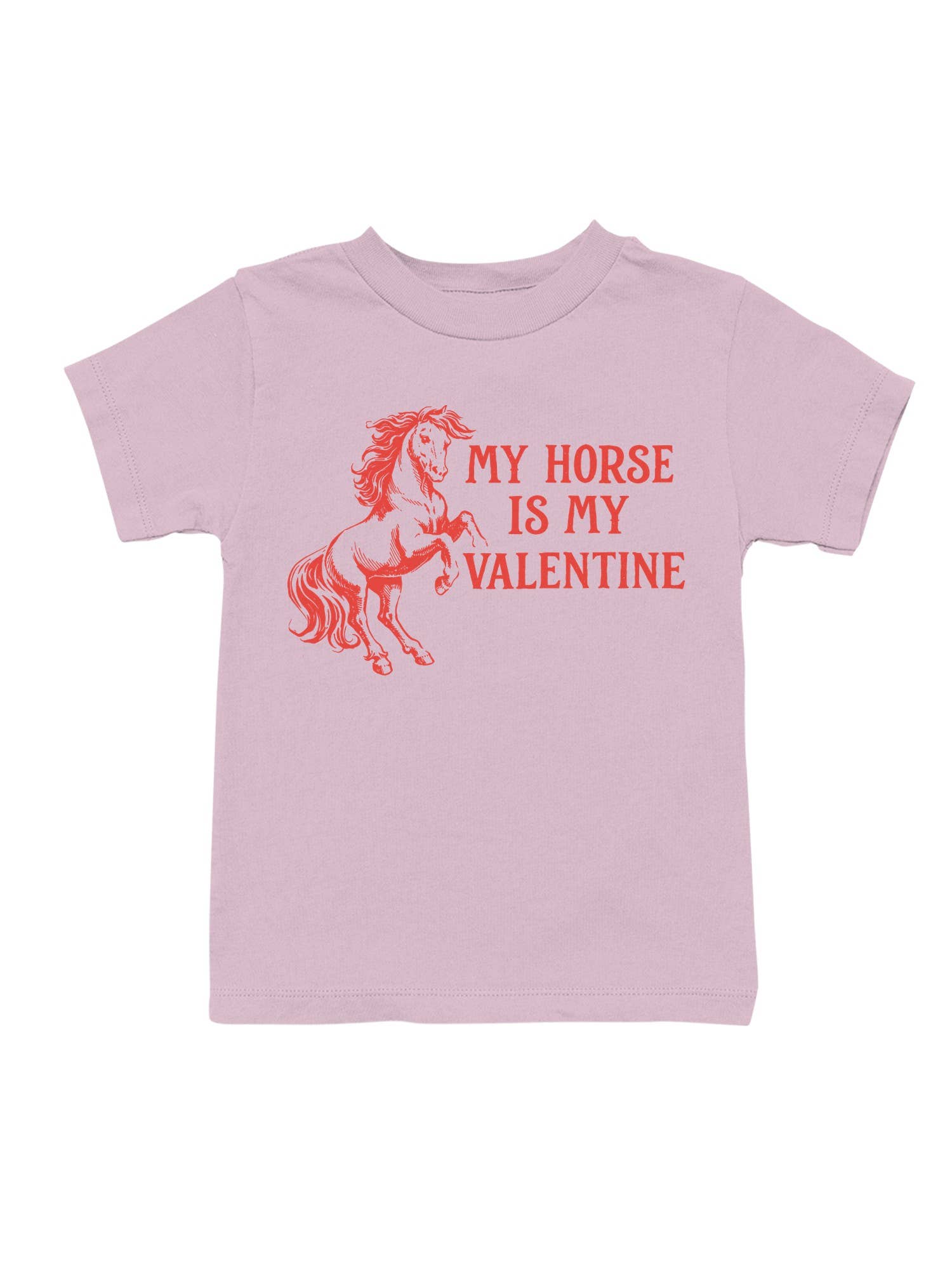 My Horse Is Valentine Charm Youth's - Adult & Kids T-Shirts, Sweatshirts & Hoodies apparel design preview 1