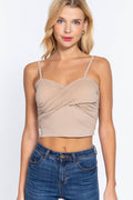 SI-22578 Fitted Removable Bra Cup Twisted Cami - Adult & Kids T-Shirts, Sweatshirts & Hoodies apparel design preview 1