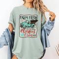 Farm Fresh Christmas Trees, Vintage, Retro, Santa - Adult & Kids T-Shirts, Sweatshirts & Hoodies apparel design preview 1