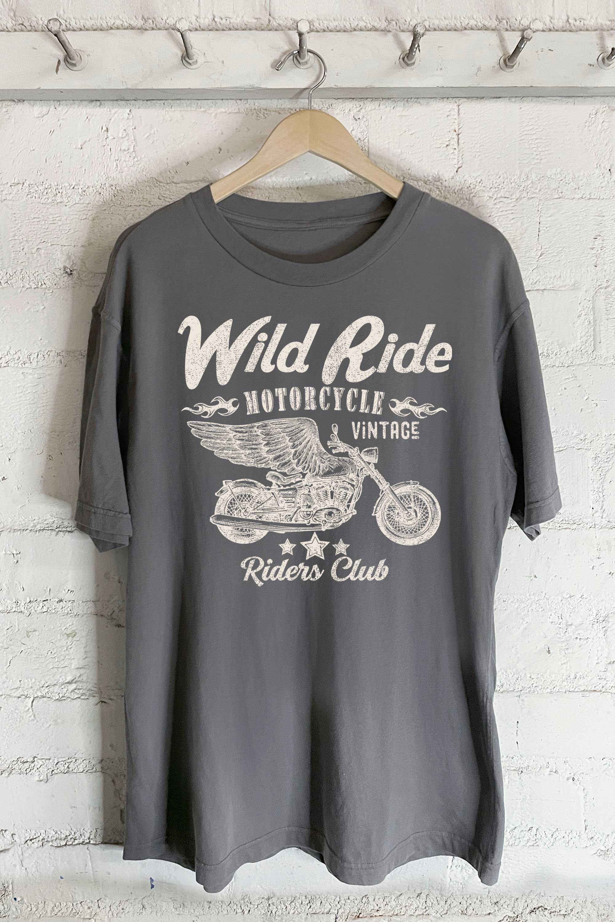 Wild Ride Motorcycle-Oversized - Adult & Kids T-Shirts, Sweatshirts & Hoodies apparel design preview 1