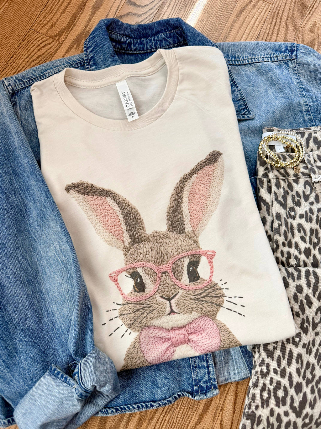 Faux Yard Easter Bunny Graphic - Adult & Kids T-Shirts, Sweatshirts & Hoodies apparel design preview 1