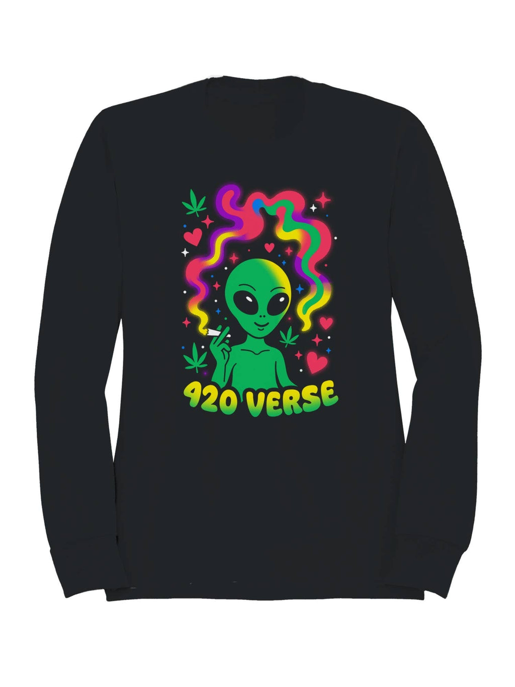 420 Verse Alien Art Design Men's - Adult & Kids T-Shirts, Sweatshirts & Hoodies apparel design preview 1