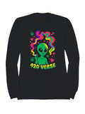 420 Verse Alien Art Design Men's - Adult & Kids T-Shirts, Sweatshirts & Hoodies apparel design preview 1