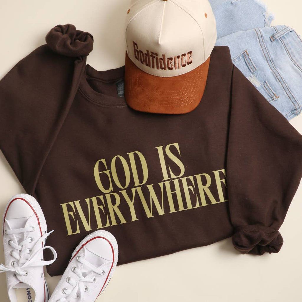 God Is Everywhere Heavyweight Fleece - Adult & Kids T-Shirts, Sweatshirts & Hoodies apparel design preview 1