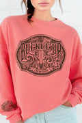 Buckle Up Cowboy Cow Skull Graphic Brushed - Adult & Kids T-Shirts, Sweatshirts & Hoodies apparel design preview 1