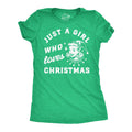 Just A Girl Who Loves Christmas Women's - Adult & Kids T-Shirts, Sweatshirts & Hoodies apparel design preview 1