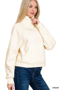 1016 Fleece Half Zip Kangaroo Pocket SI-27205 - Adult & Kids T-Shirts, Sweatshirts & Hoodies apparel design preview 1