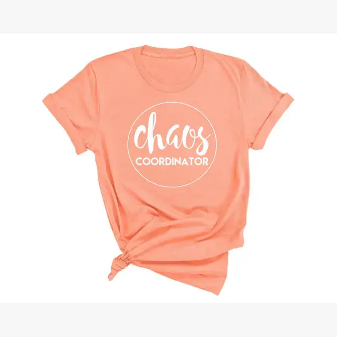Sale Chaos Coordinator Heather Peach - Adult & Kids T-Shirts, Sweatshirts & Hoodies apparel design preview 1