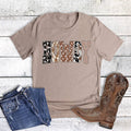 Western Multi Pattern Howdy Graphic - Adult & Kids T-Shirts, Sweatshirts & Hoodies apparel design preview 1