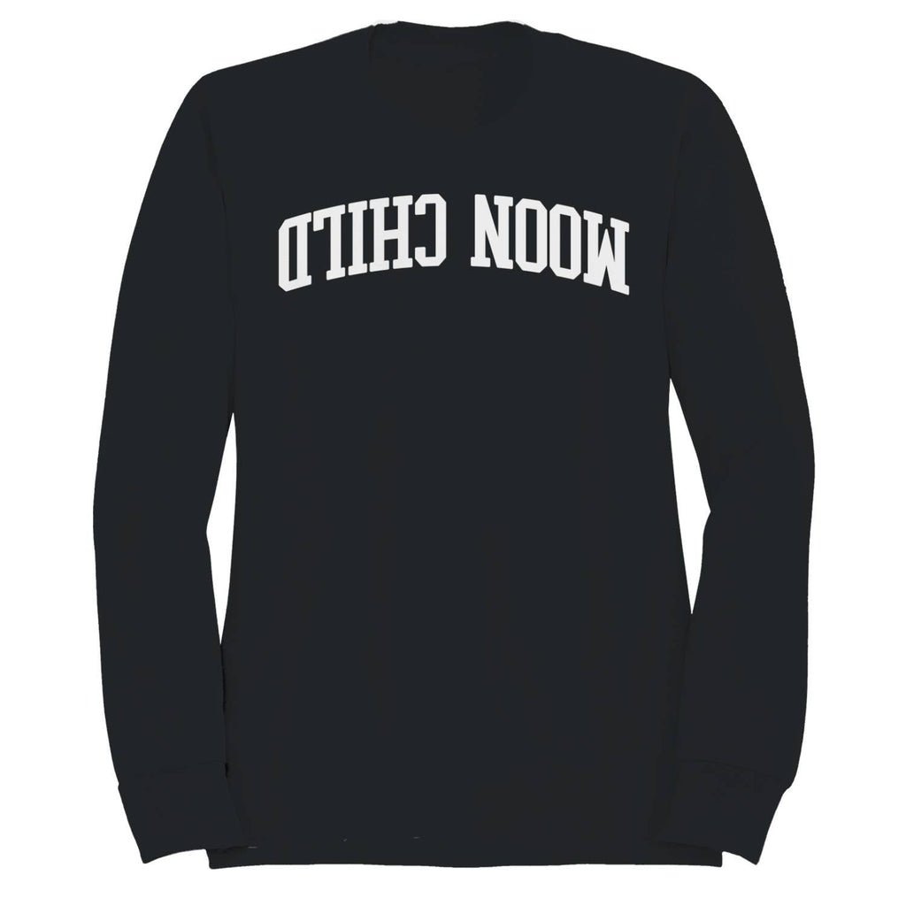 Moon Child Retro Curved Lettering Women's - Adult & Kids T-Shirts, Sweatshirts & Hoodies apparel design preview 1