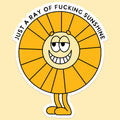 Just A Ray of Sunshine Funny Sticker Decal - Adult & Kids T-Shirts, Sweatshirts & Hoodies apparel design preview 1